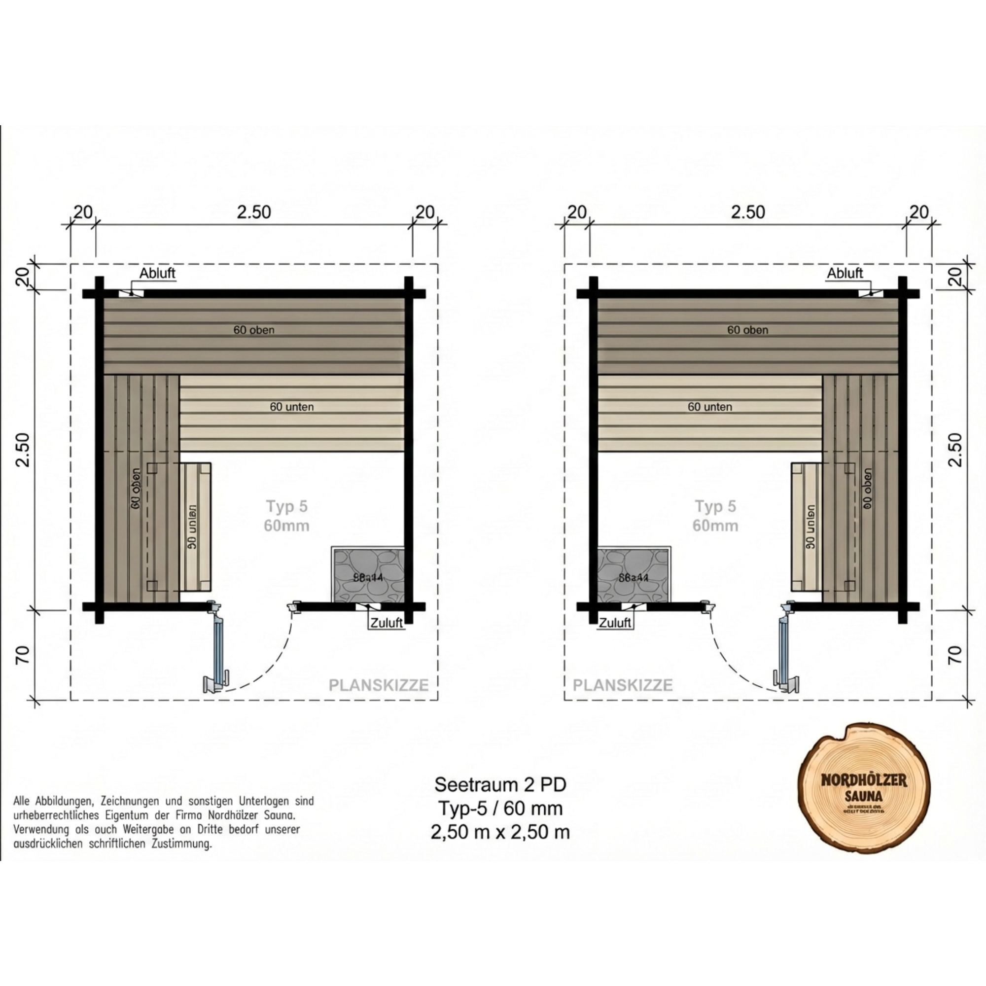 Gartensauna / Außensauna SEETRAUM