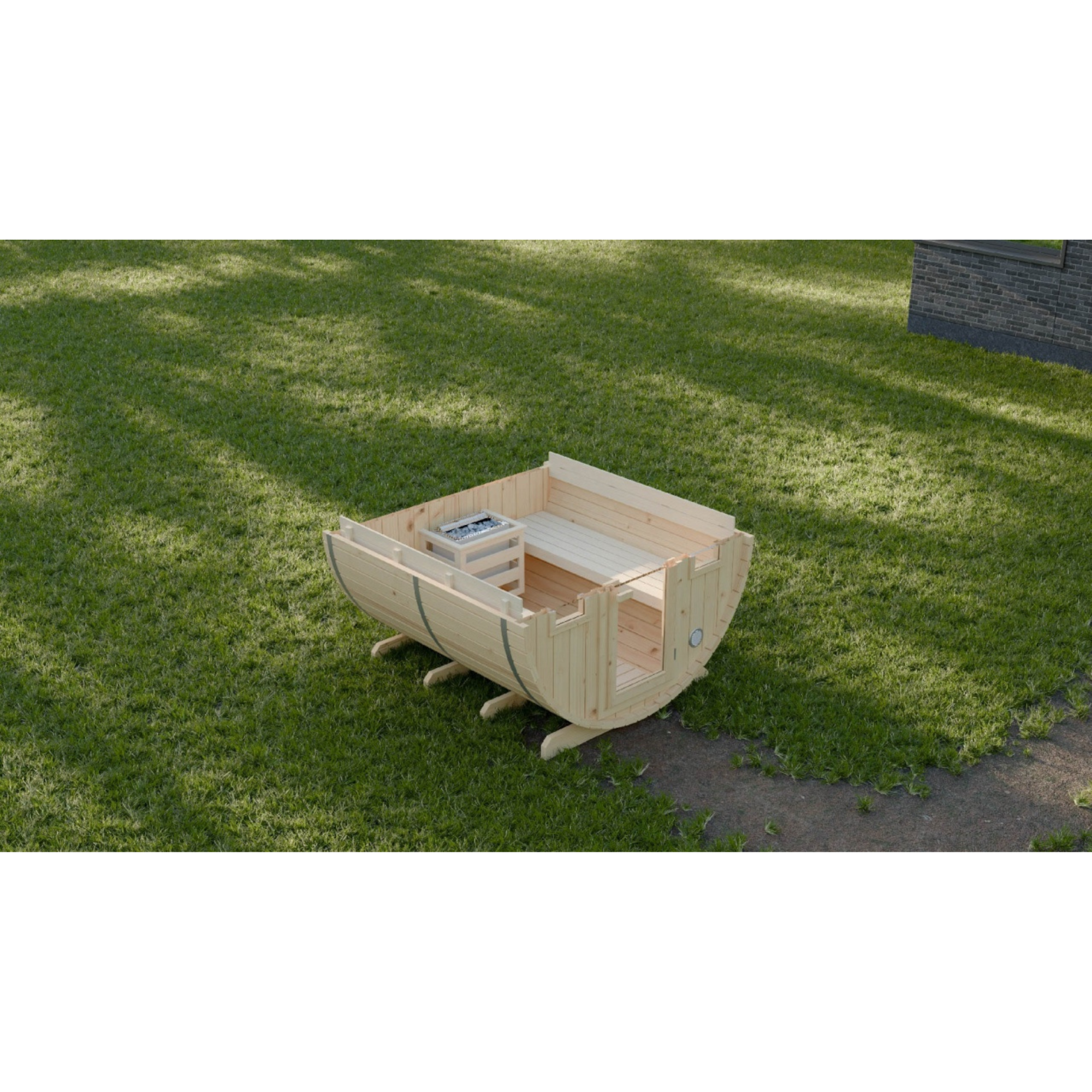 Gartensauna / Fasssauna FASSRA